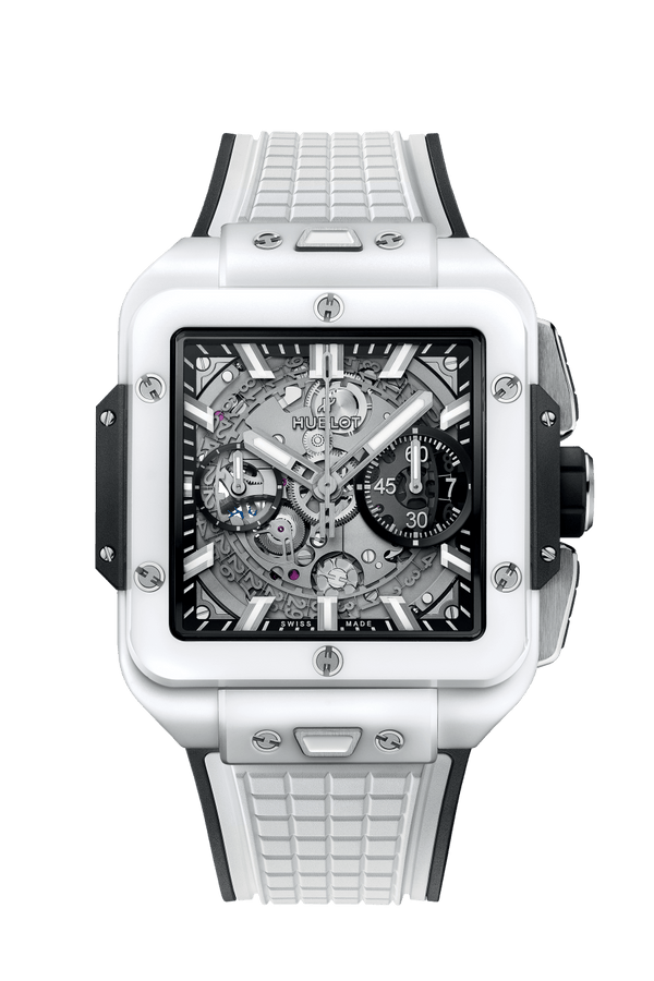 Hublot Square Bang Unico White Ceramic 42 mm